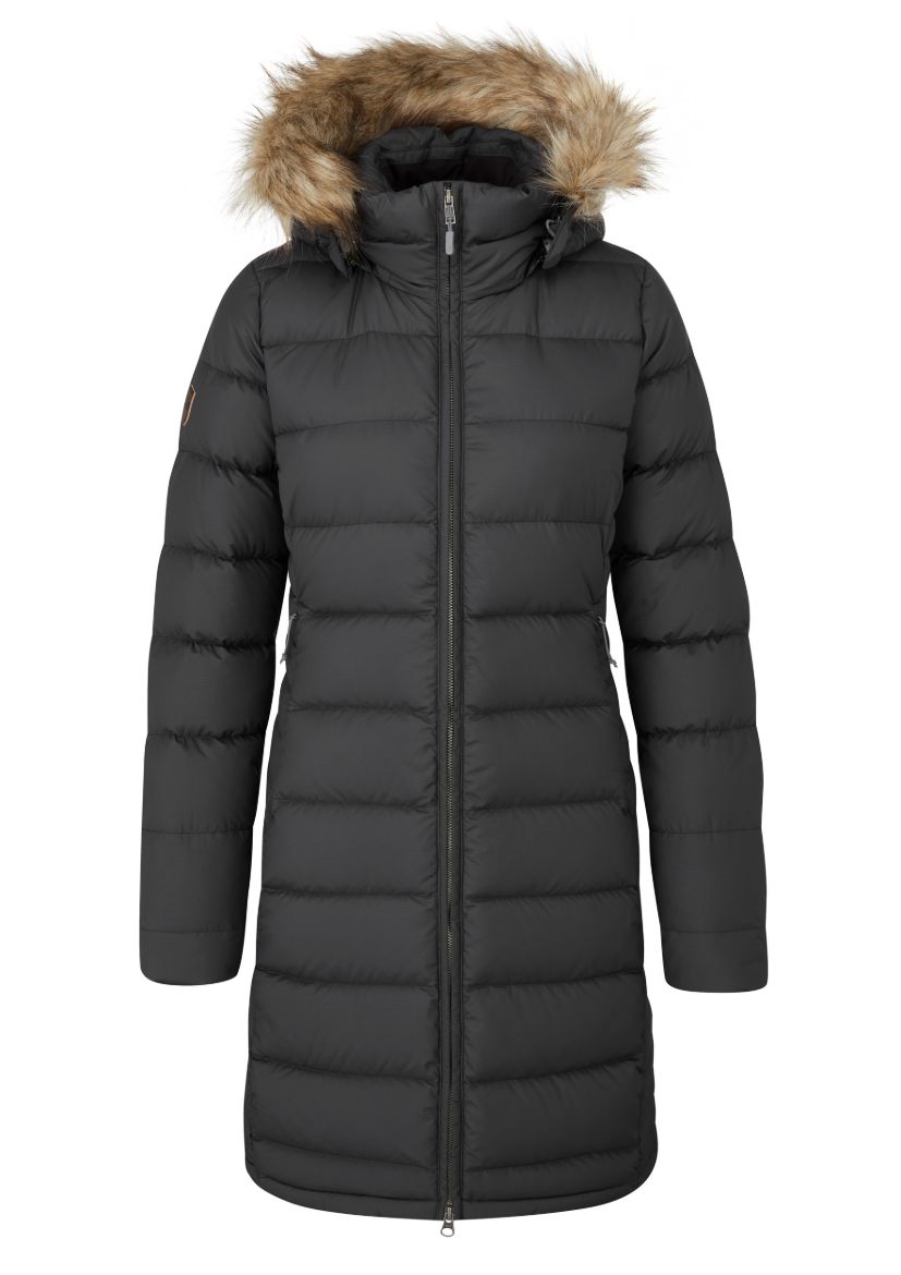 Bilde av Rab Deep Cover Parka Wmns Blk Black